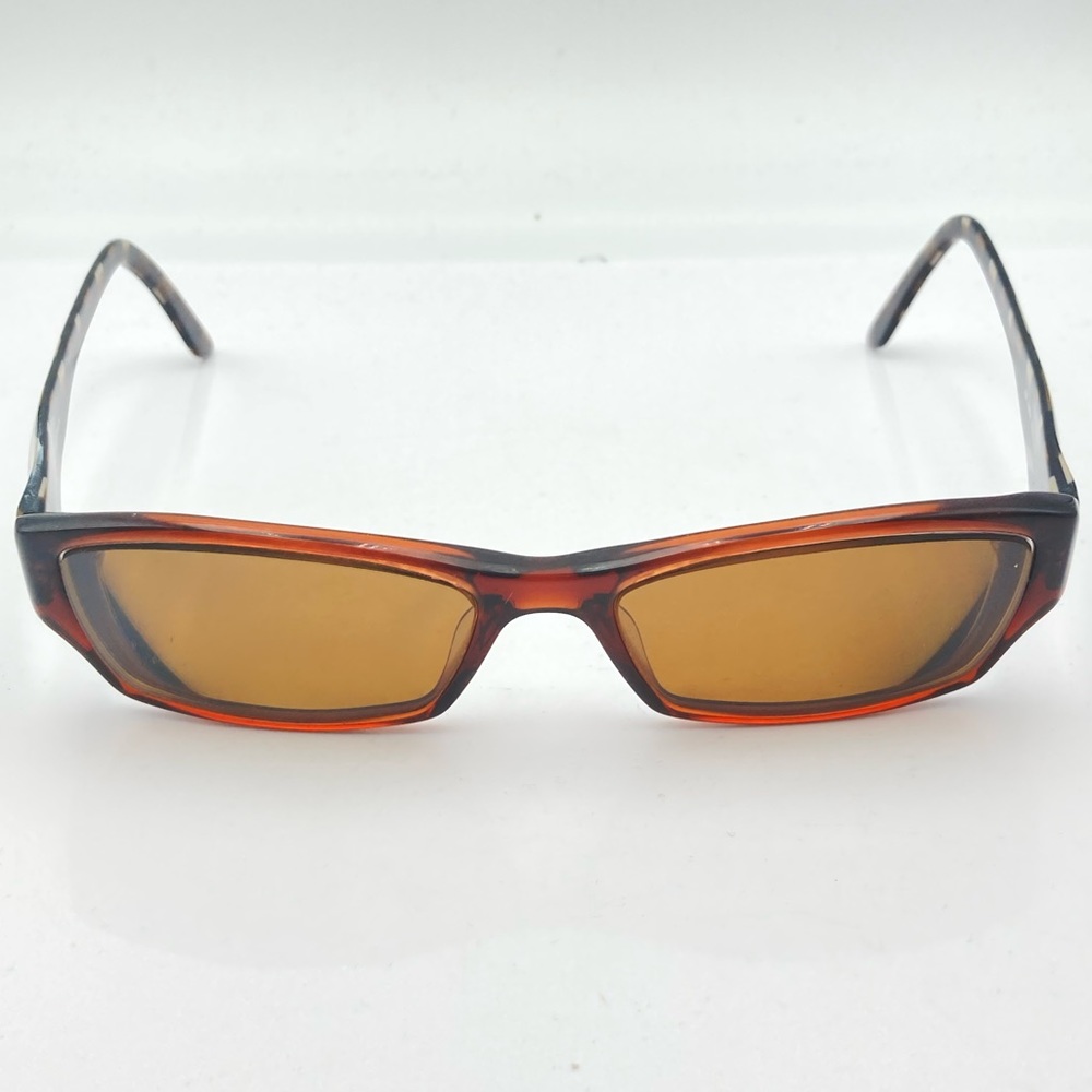 Prodesign Brown Oval Sunglasses Frames d54